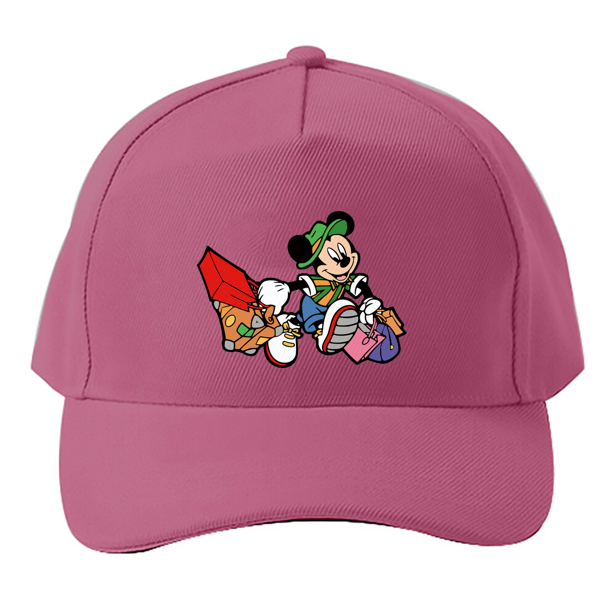 （画像用） ミッキーマウス Mickey Mouse ベースボールキャップ 綿100％ 男女兼用 帽子 スポーツ